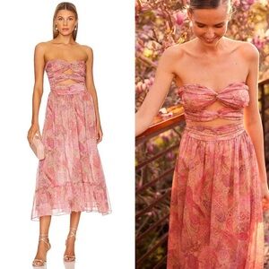 NWT | Revolve x Misa | Arianne Dress in Muted Paisley